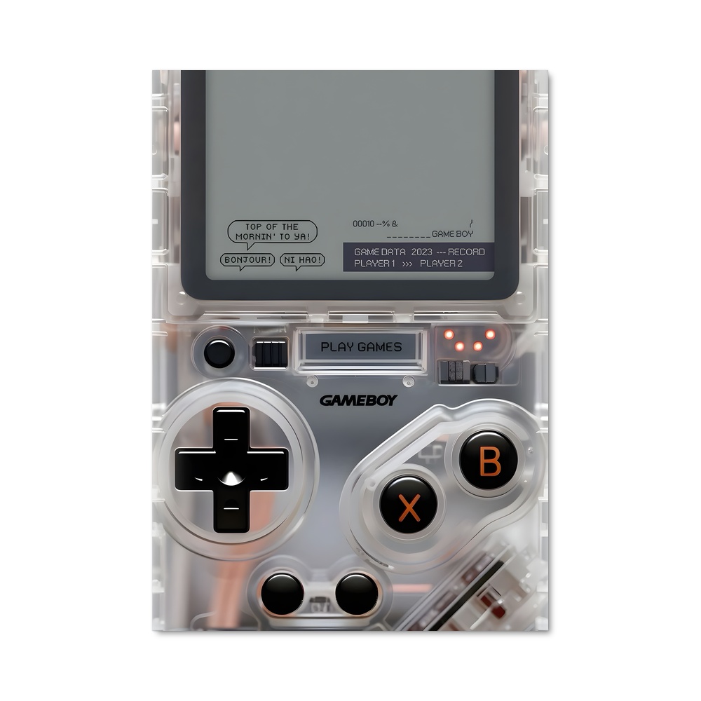 Poster Gameboy gaming