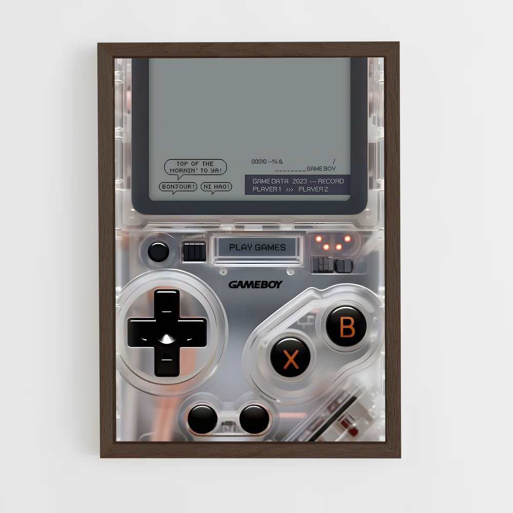 Poster Gameboy gaming – affiche Consoles (vue 5)