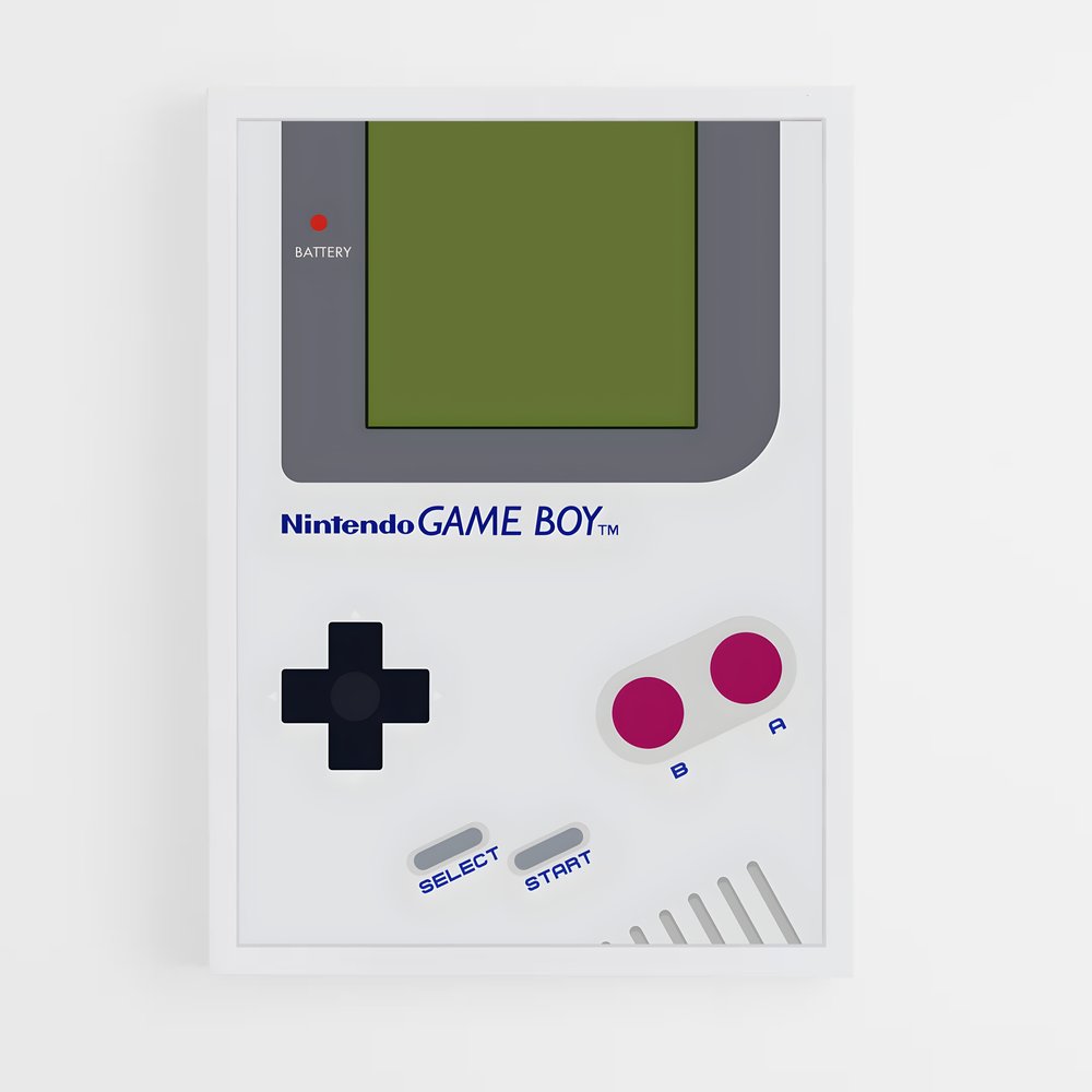 Poster Gameboy Mania – affiche Consoles (vue 3)