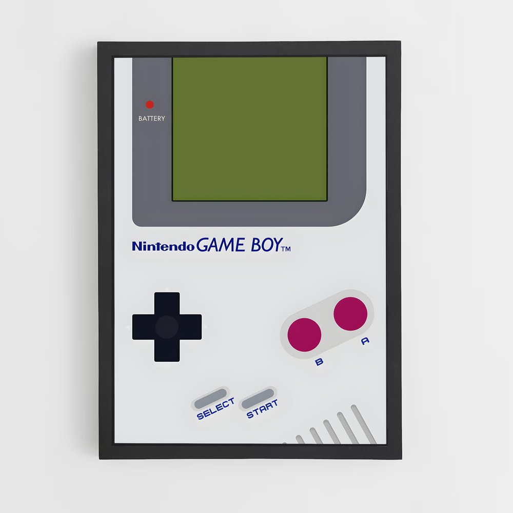 Poster Gameboy Mania – affiche Consoles (vue 2)