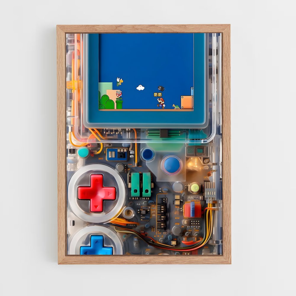 Poster Retro Gaming Box – affiche Consoles (vue 4)