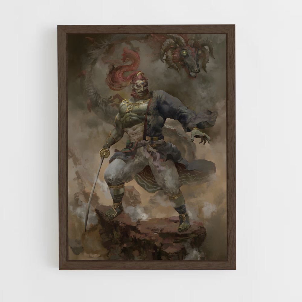 Poster L'Épée de Ganon – affiche Zelda (vue 5)