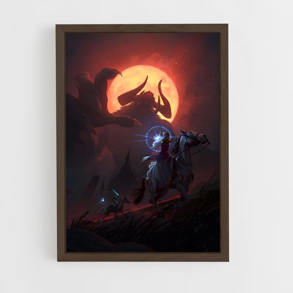 Poster L'Éclaireur de la Lune – affiche Zelda (vue 5)