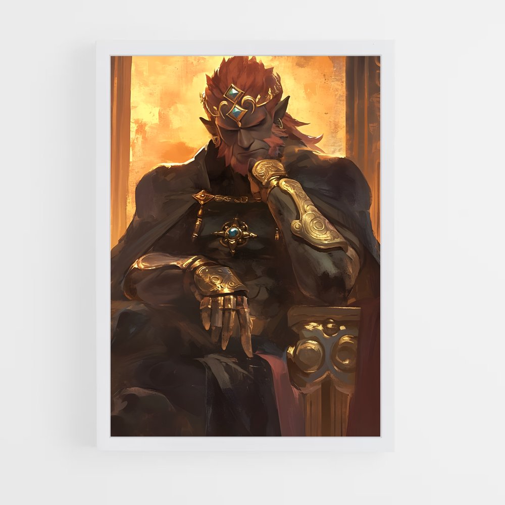 Poster Ganon D'un – affiche Zelda (vue 3)