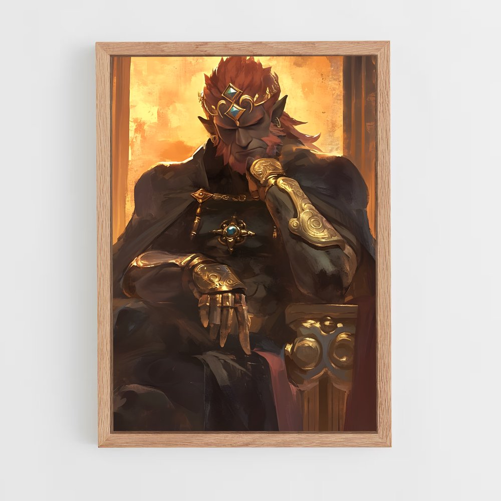 Poster Ganon D'un – affiche Zelda (vue 4)