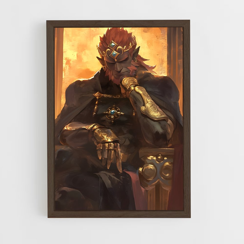 Poster Ganon D'un – affiche Zelda (vue 5)