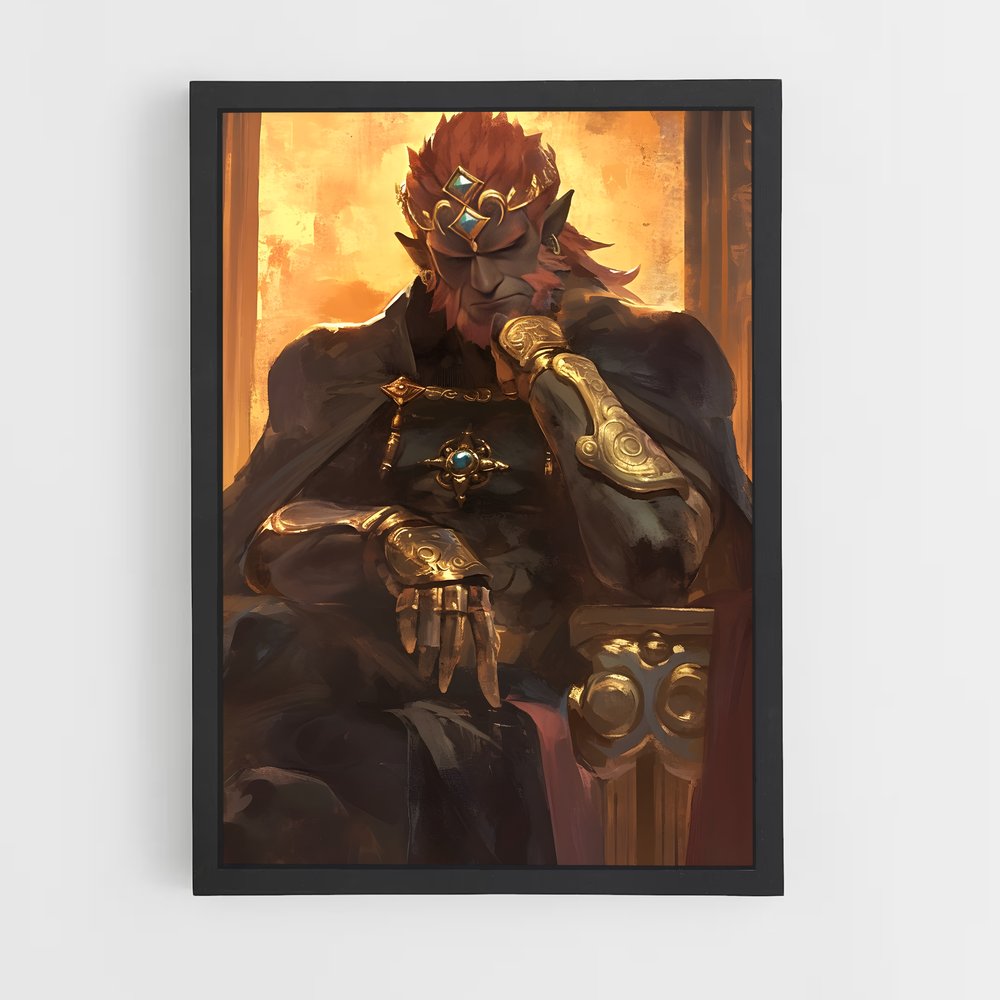 Poster Ganon D'un – affiche Zelda (vue 2)