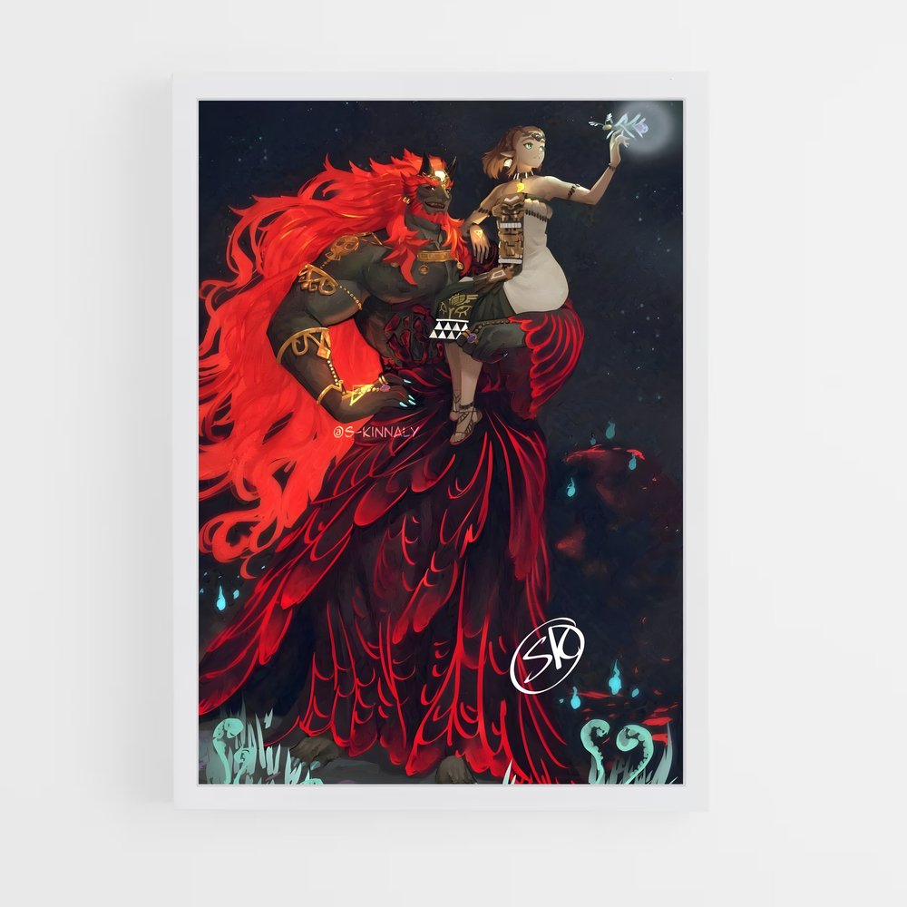 Poster Ganondorf Danse – affiche Zelda (vue 3)