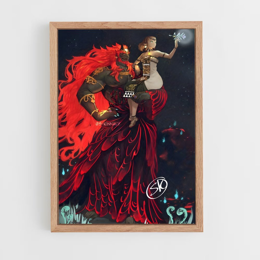 Poster Ganondorf Danse – affiche Zelda (vue 4)
