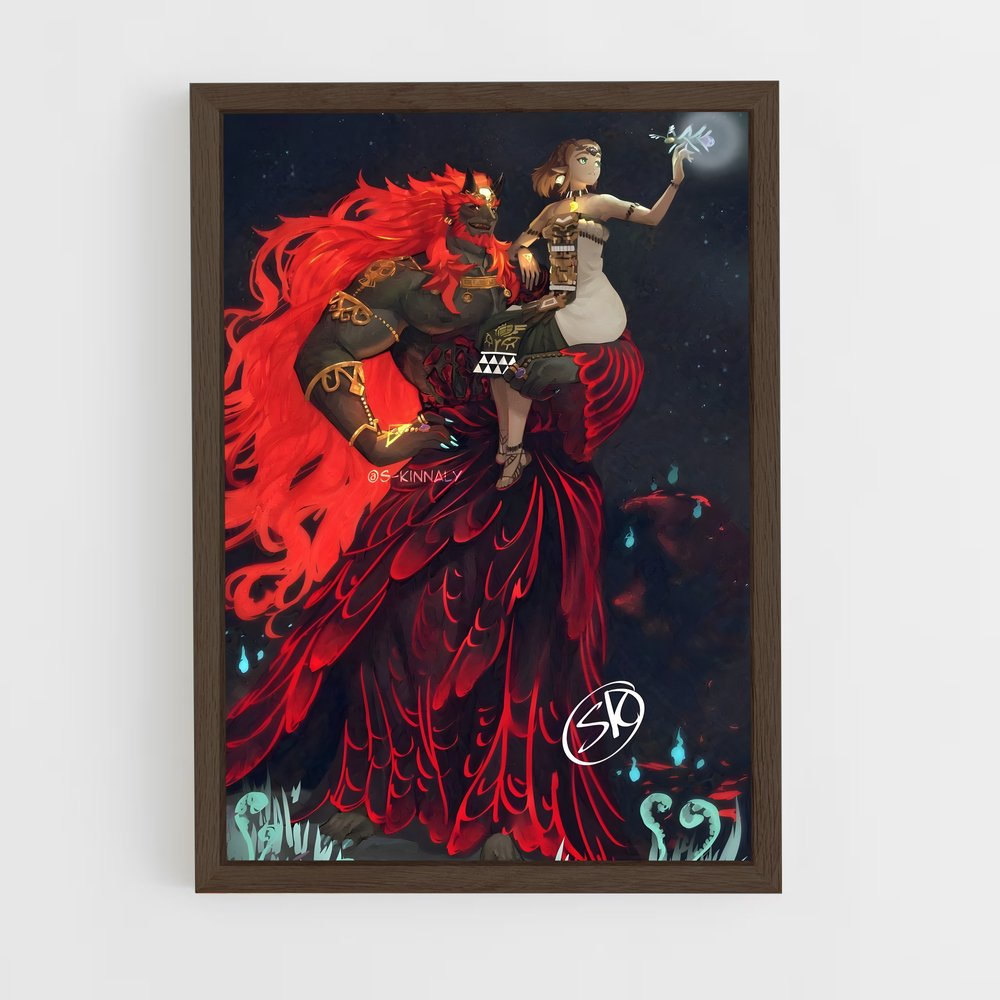 Poster Ganondorf Danse – affiche Zelda (vue 5)
