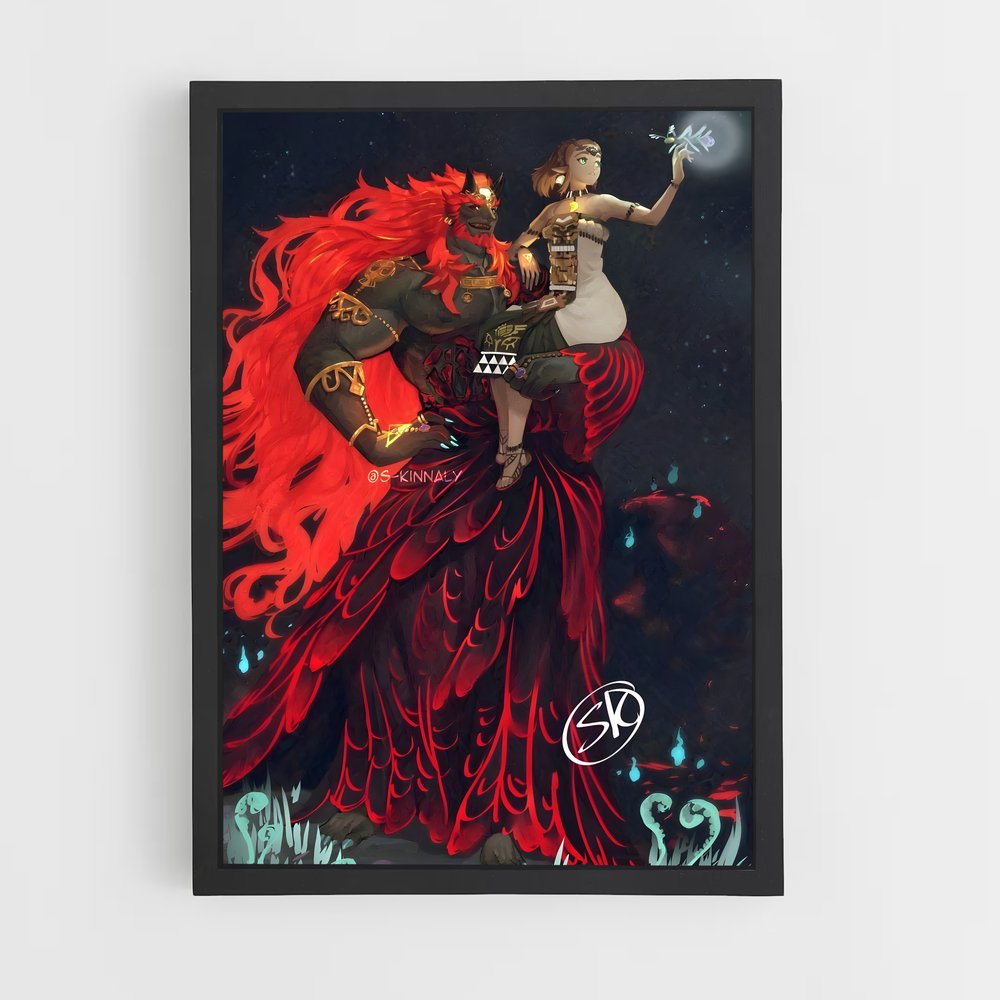 Poster Ganondorf Danse – affiche Zelda (vue 2)