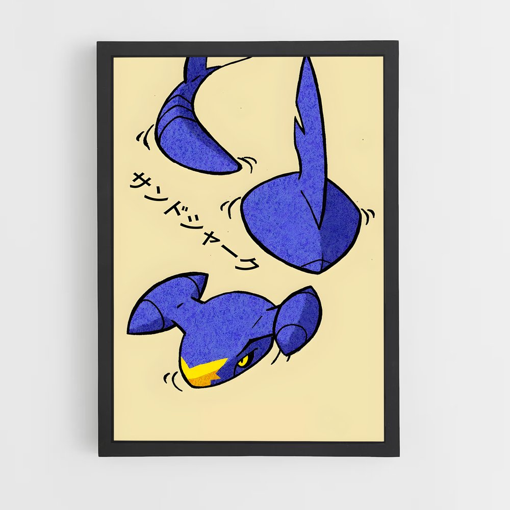Poster Les Oiseaux de l'Air – affiche Pokemon (vue 2)