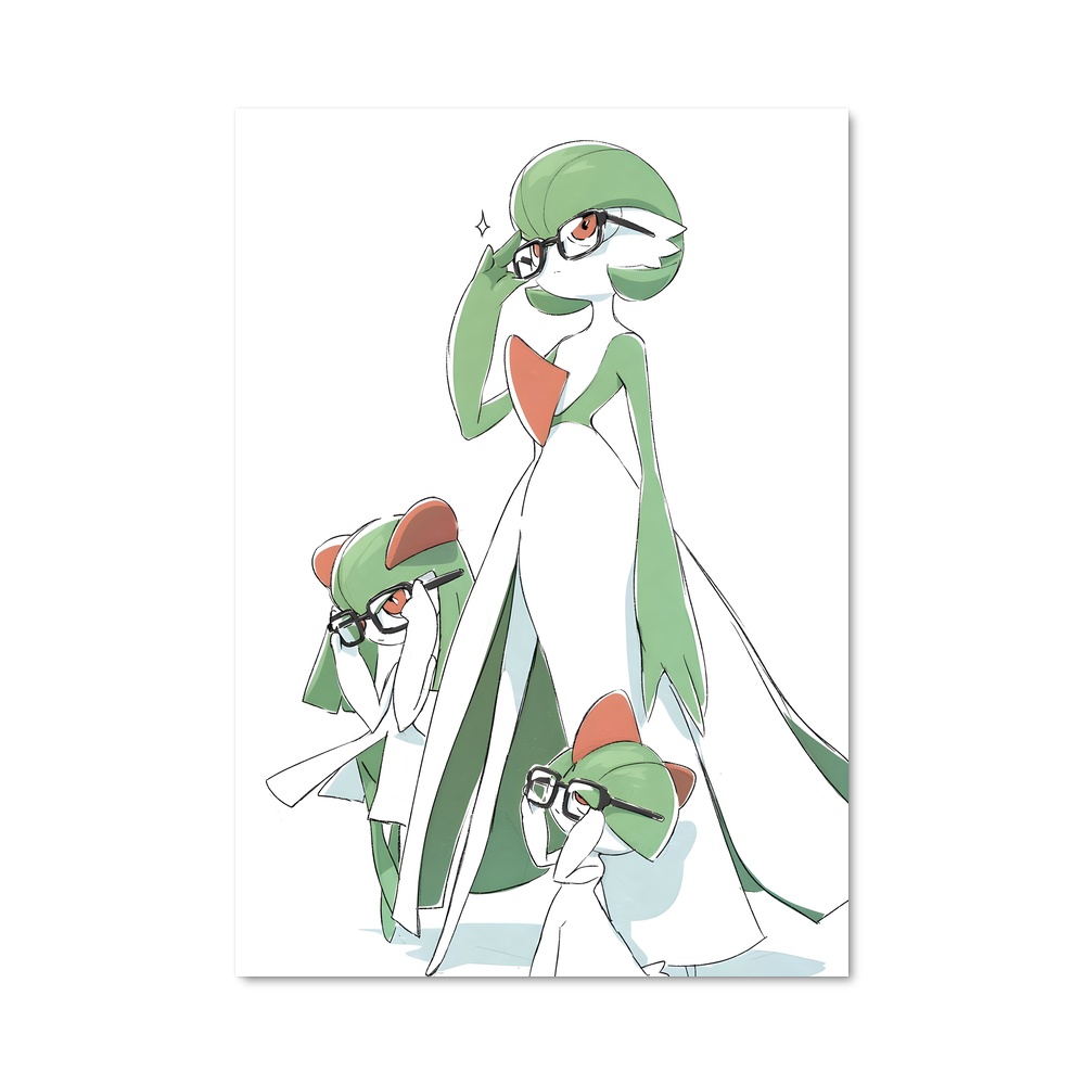 Poster Gardevoir Amour – affiche Pokemon