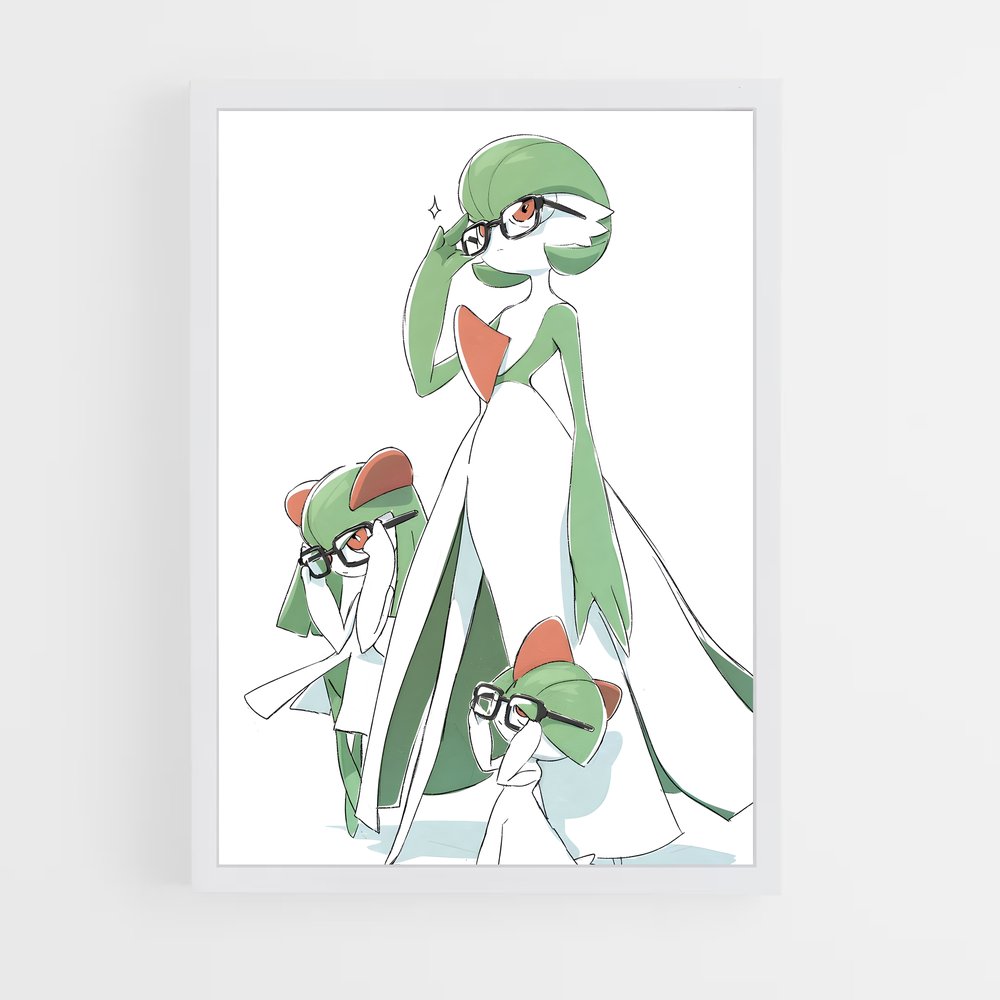 Poster Gardevoir Amour – affiche Pokemon (vue 3)