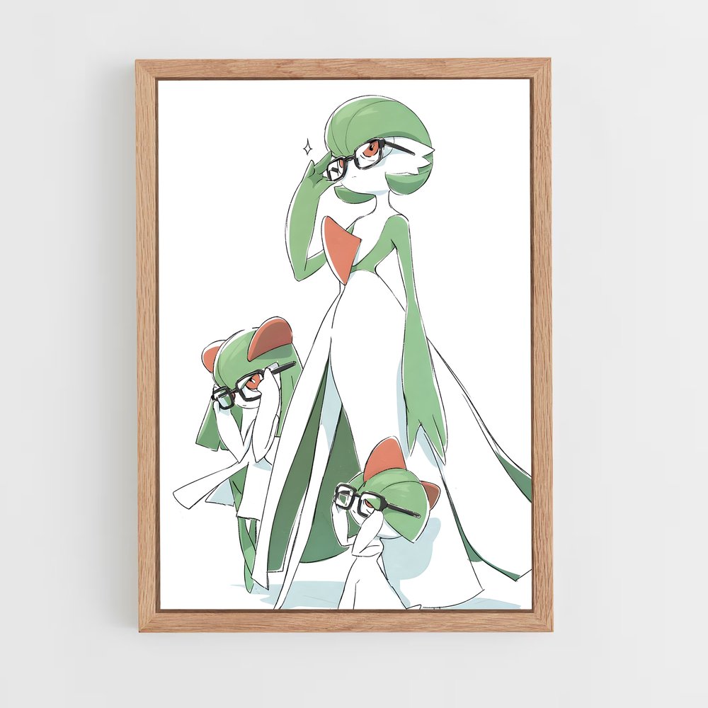 Poster Gardevoir Amour – affiche Pokemon (vue 4)