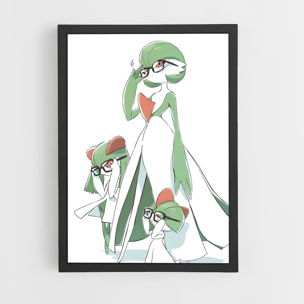 Poster Gardevoir Amour – affiche Pokemon (vue 2)