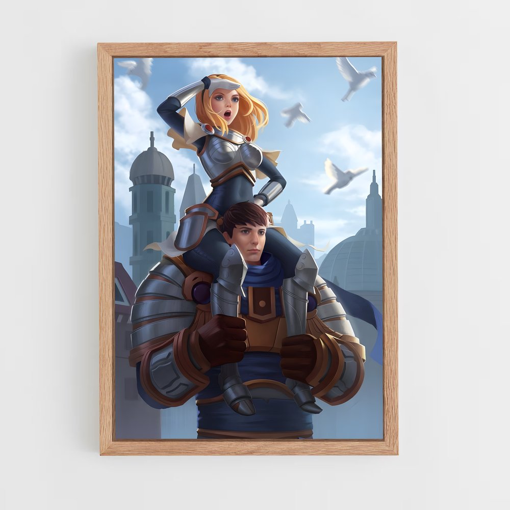 Poster Héros de la Ville – affiche League Of Legends (vue 4)