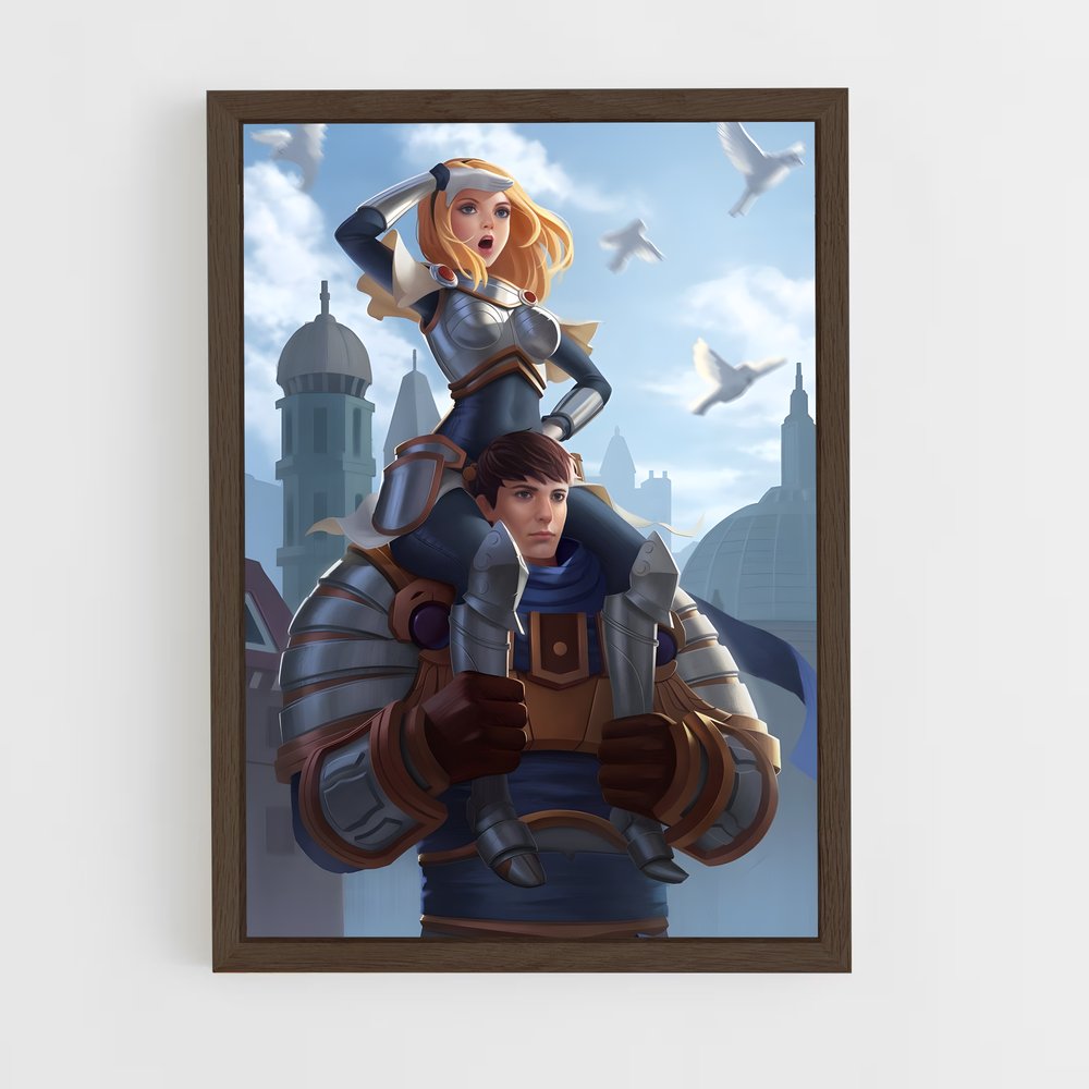 Poster Héros de la Ville – affiche League Of Legends (vue 5)