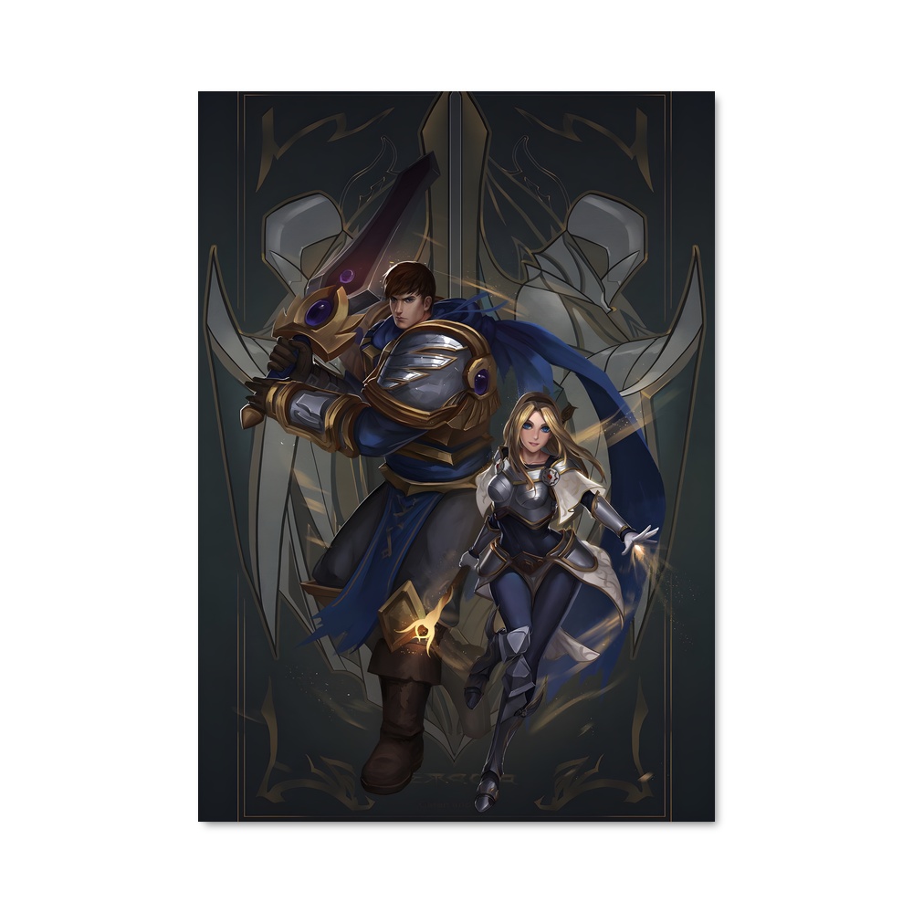 Poster Les Héros de Garen – affiche League Of Legends