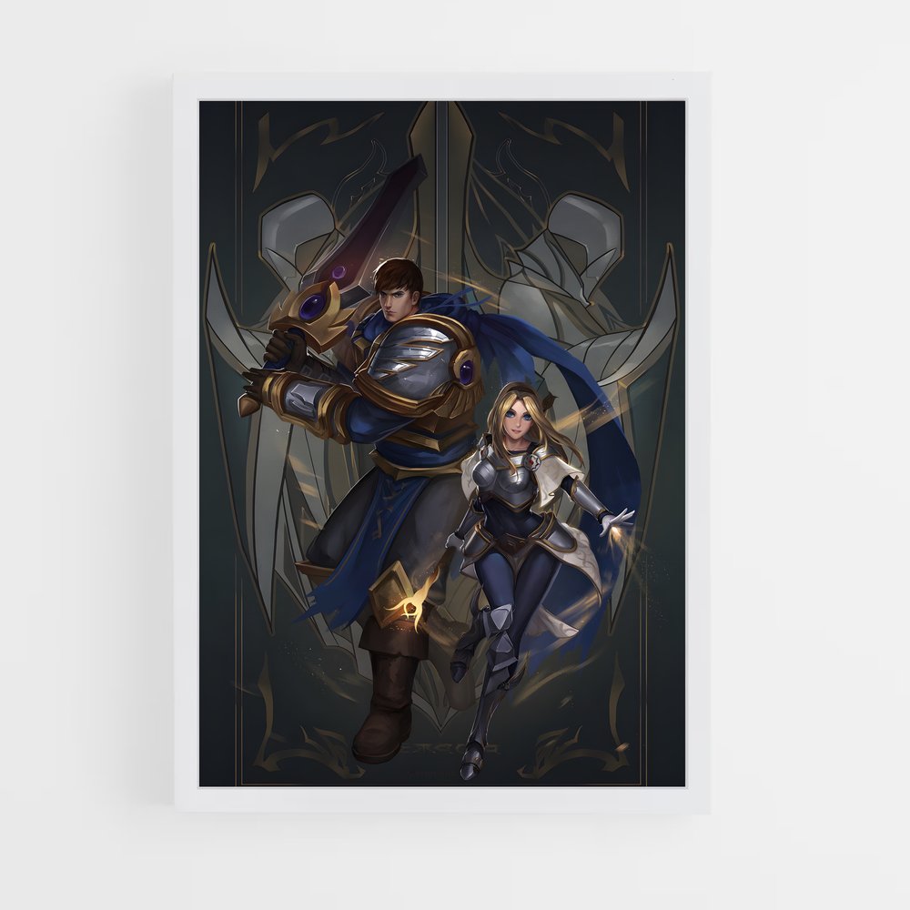 Poster Les Héros de Garen – affiche League Of Legends (vue 3)