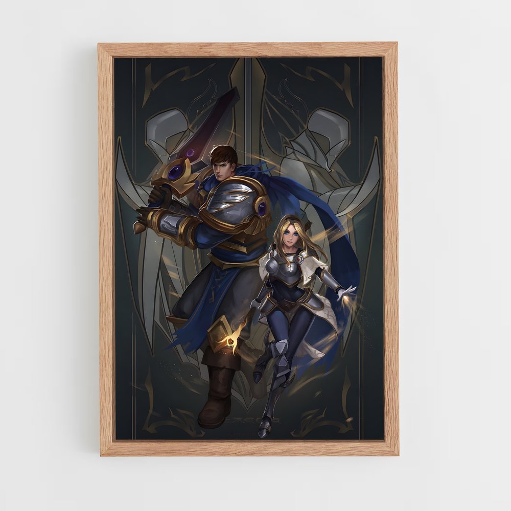 Poster Les Héros de Garen – affiche League Of Legends (vue 4)