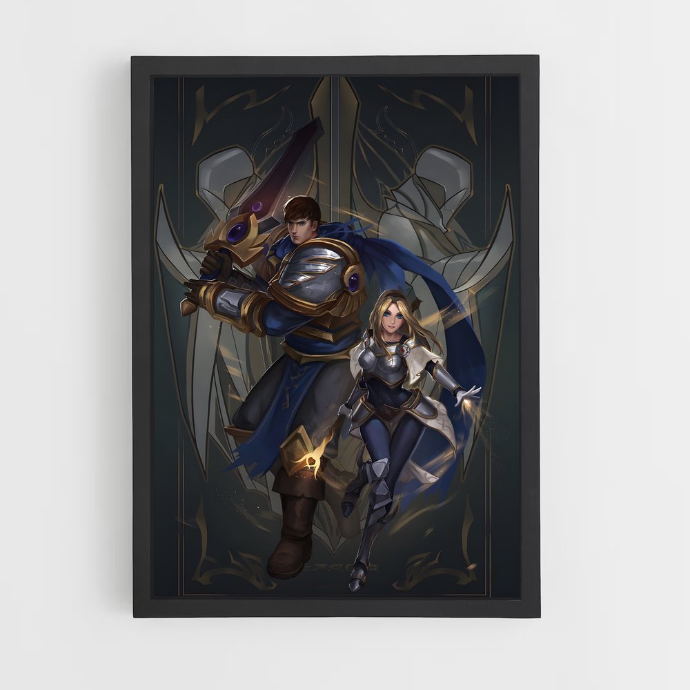 Poster Les Héros de Garen – affiche League Of Legends (vue 2)