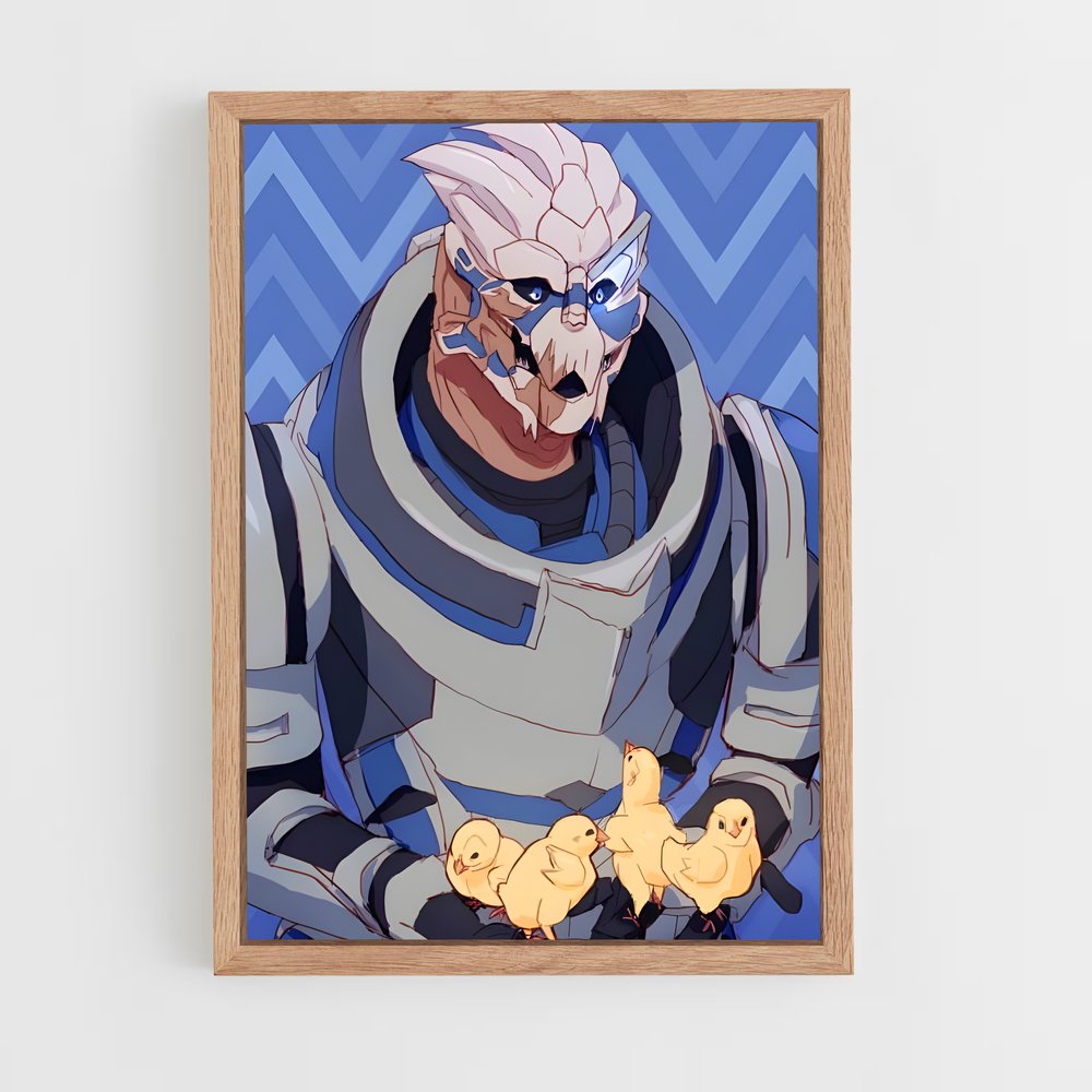 Poster Le Gentleman et le Poussin – affiche Mass effect (vue 4)