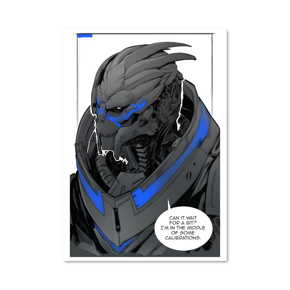 Poster Garrus Entrez – affiche Mass effect
