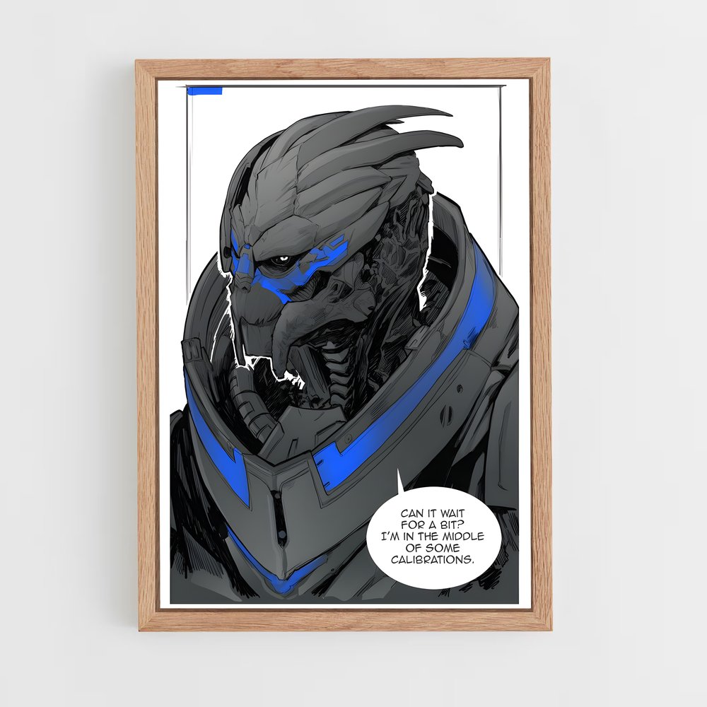 Poster Garrus Entrez – affiche Mass effect (vue 4)