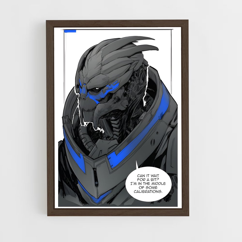 Poster Garrus Entrez – affiche Mass effect (vue 5)