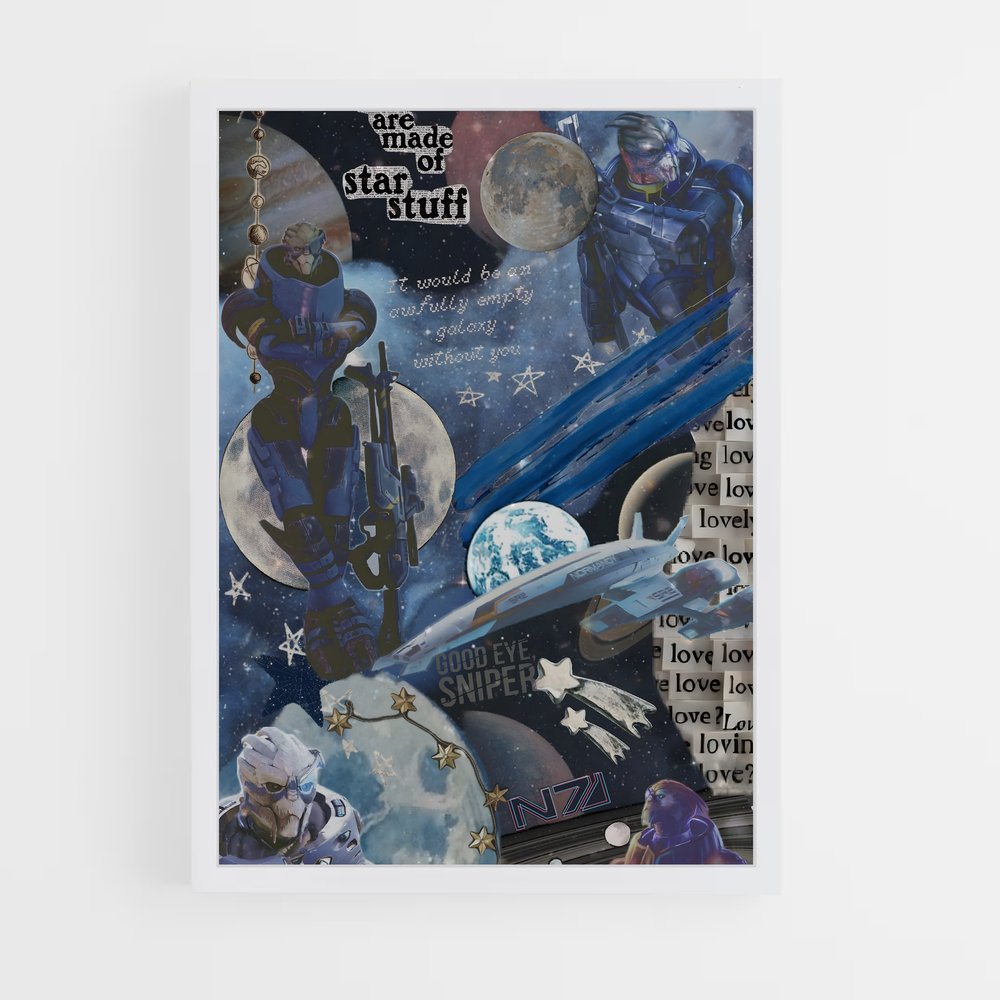 Poster Garrus en Garde – affiche Mass effect (vue 3)