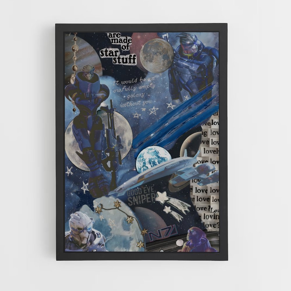 Poster Garrus en Garde – affiche Mass effect (vue 2)