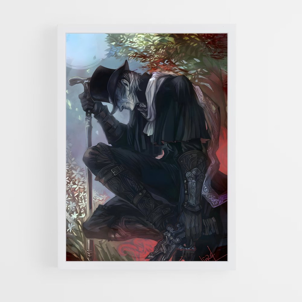 Poster Gehrman gentleman – affiche Bloodborne (vue 3)