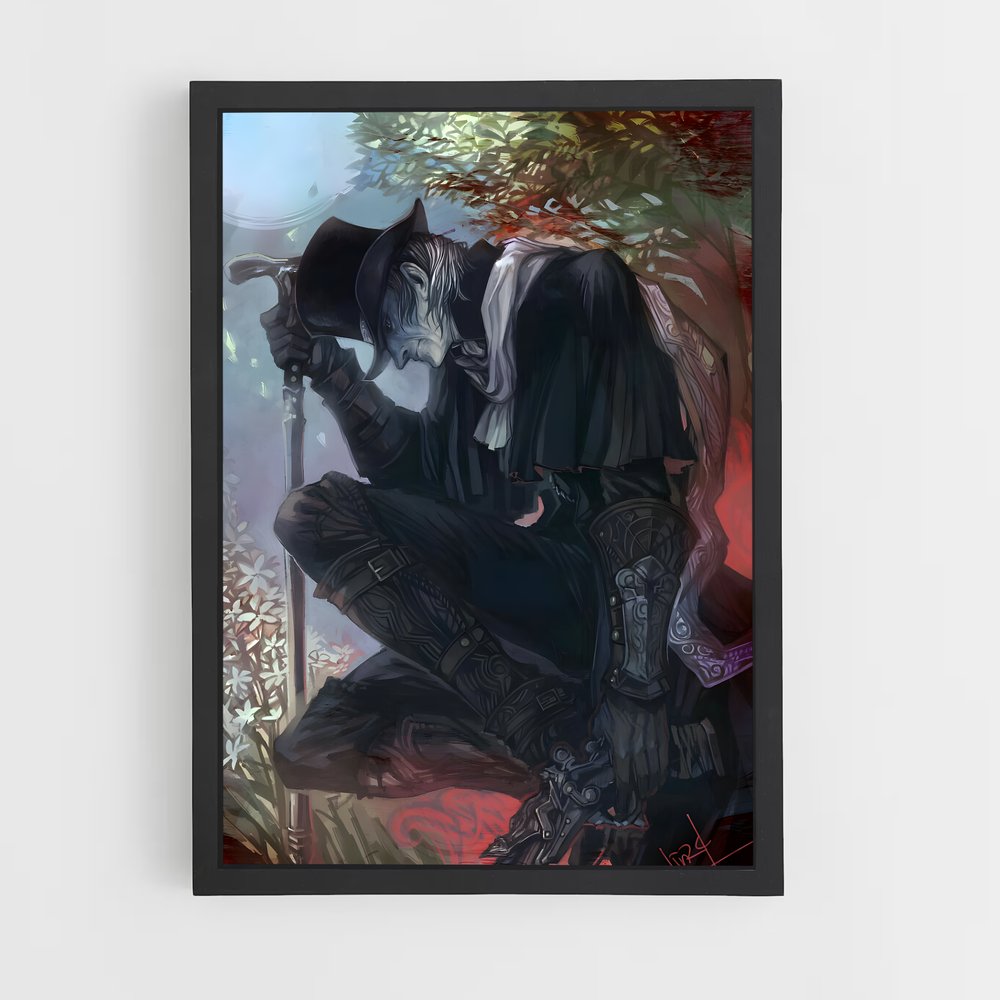 Poster Gehrman gentleman – affiche Bloodborne (vue 2)