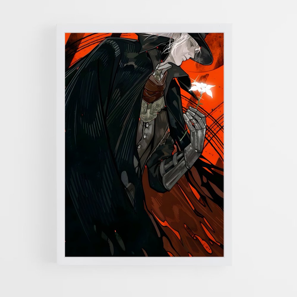 Poster L'Homme en Noire – affiche Bloodborne (vue 3)