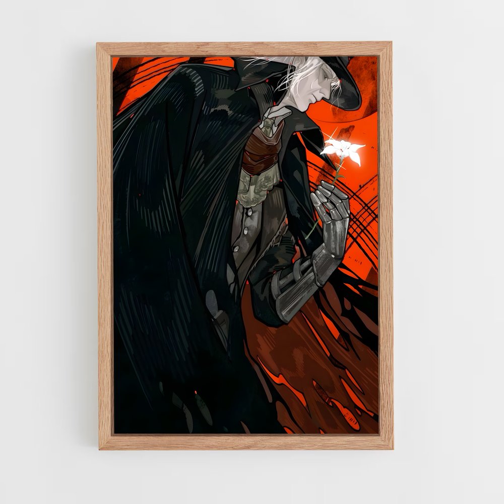 Poster L'Homme en Noire – affiche Bloodborne (vue 4)