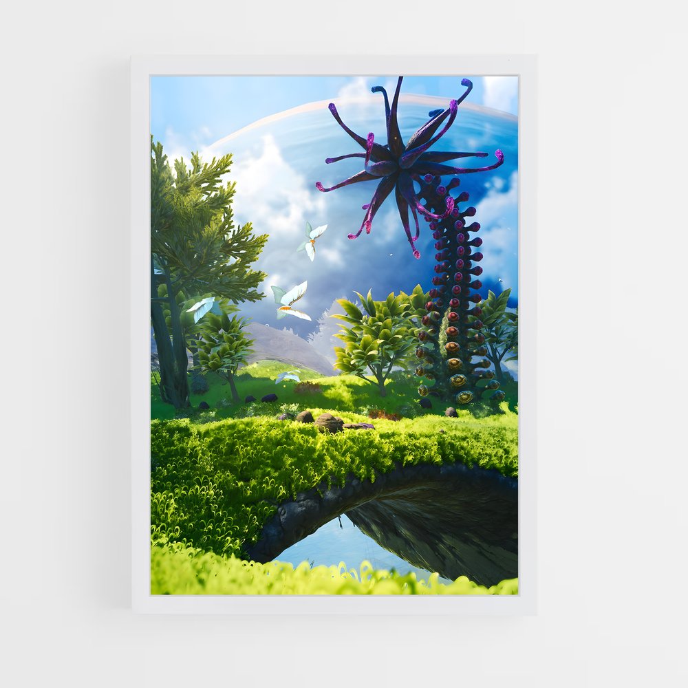 Poster Kraken Island – affiche No man sky (vue 3)