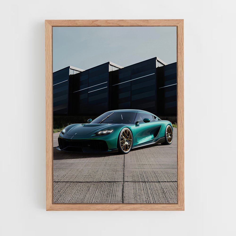 Poster Gemera Votre – affiche Koenigsegg (vue 4)