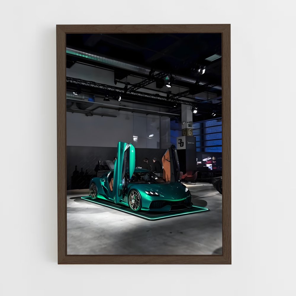 Poster Garage Verde – affiche Koenigsegg (vue 5)