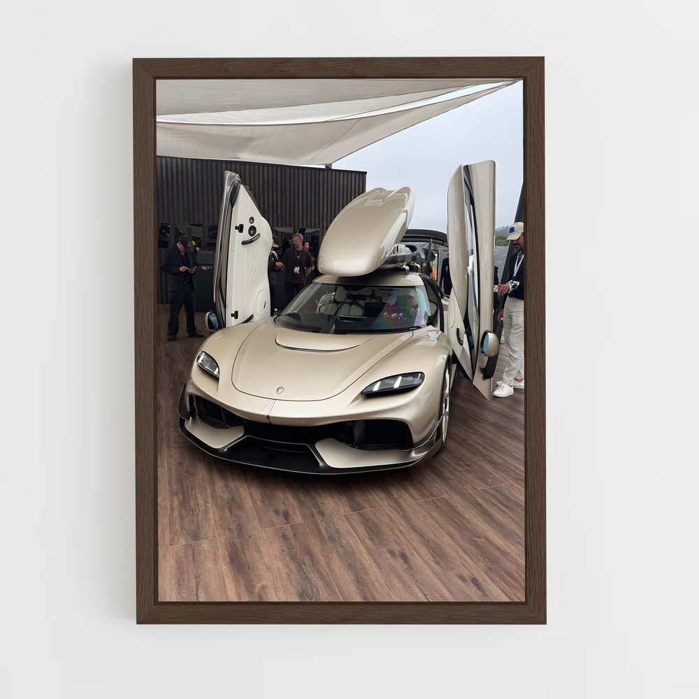Poster Évasion de automobile – affiche Koenigsegg (vue 5)