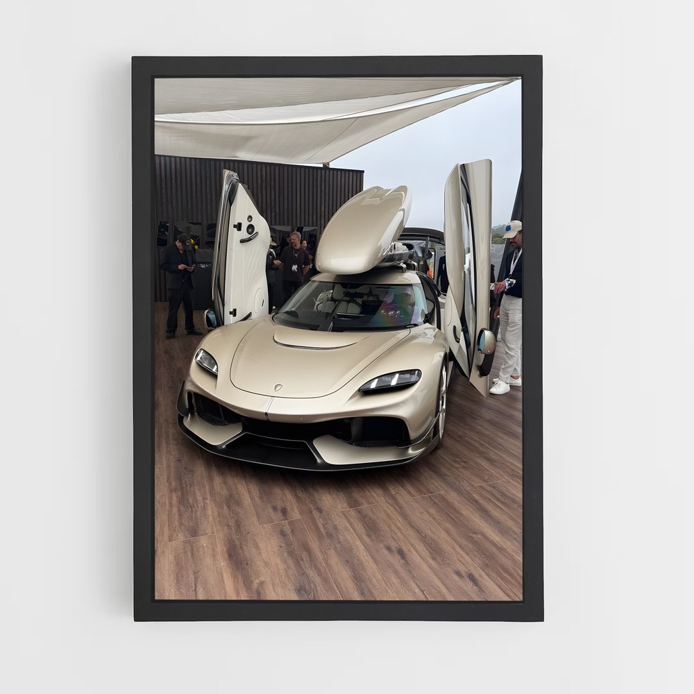 Poster Évasion de automobile – affiche Koenigsegg (vue 2)