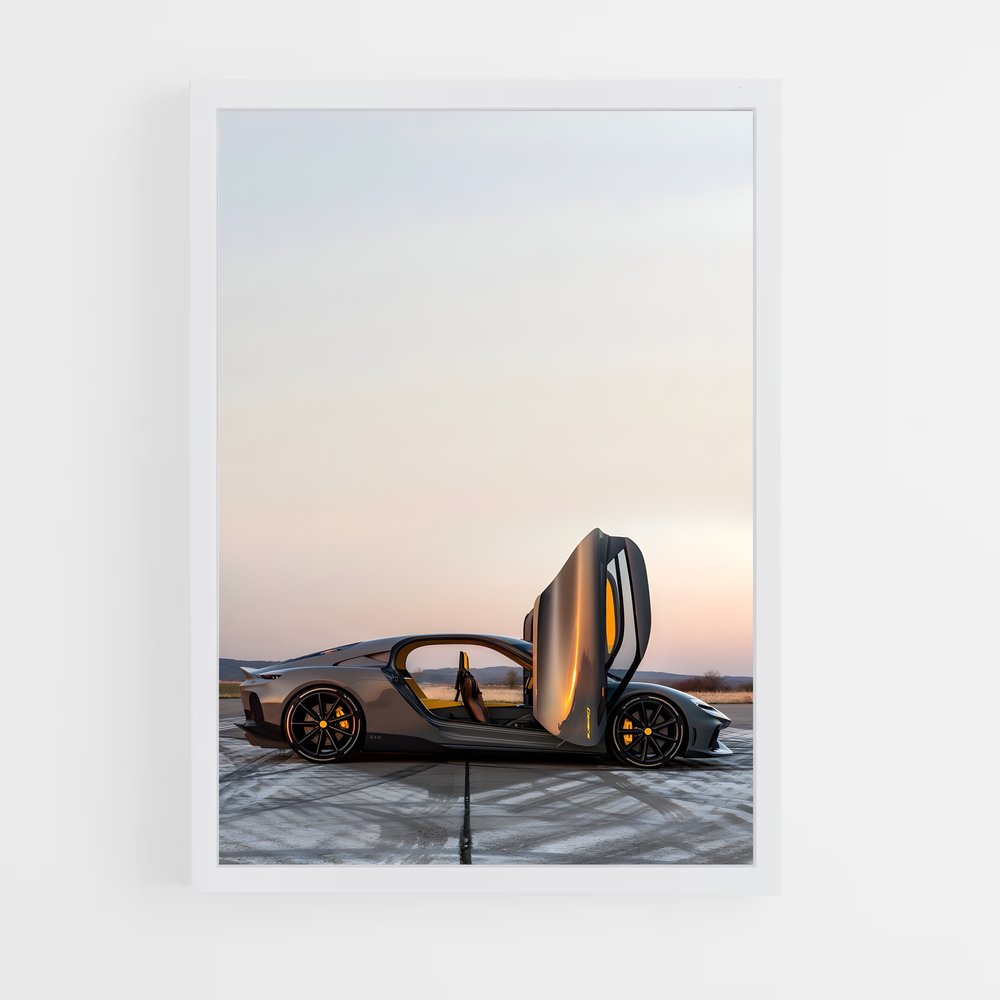Poster Course Vers l'Aube – affiche Koenigsegg (vue 3)