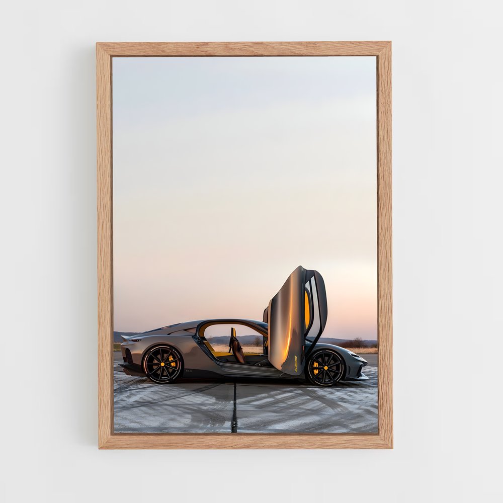 Poster Course Vers l'Aube – affiche Koenigsegg (vue 4)
