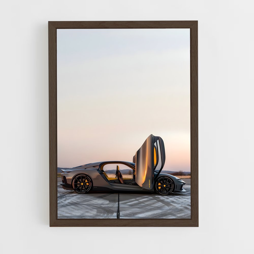 Poster Course Vers l'Aube – affiche Koenigsegg (vue 5)