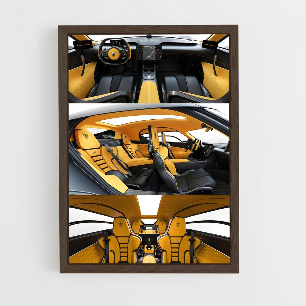Poster Vision Futuriste – affiche Koenigsegg (vue 5)