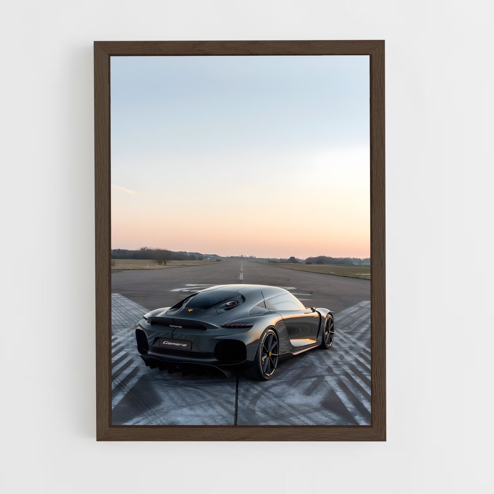 Poster Vitesse de élégance pellicule – affiche Koenigsegg (vue 5)