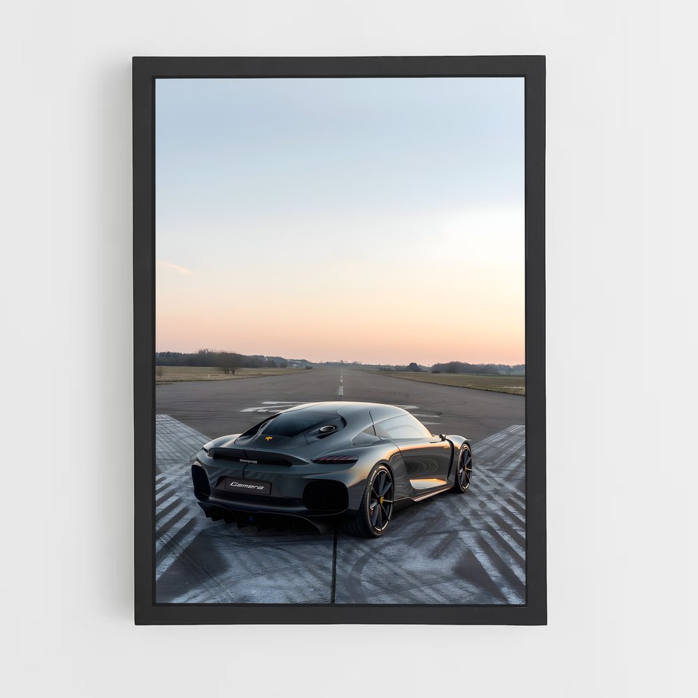 Poster Vitesse de élégance pellicule – affiche Koenigsegg (vue 2)