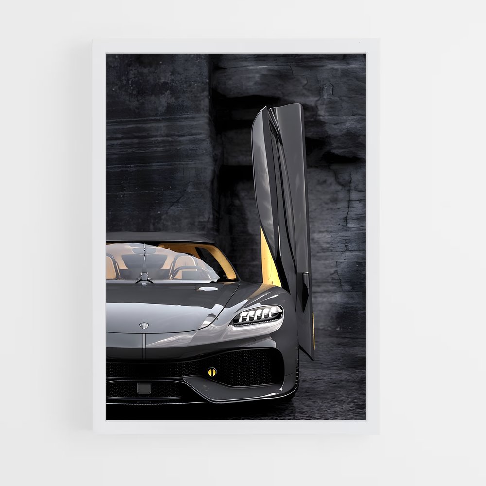 Poster Vitesse innovation – affiche Koenigsegg (vue 3)