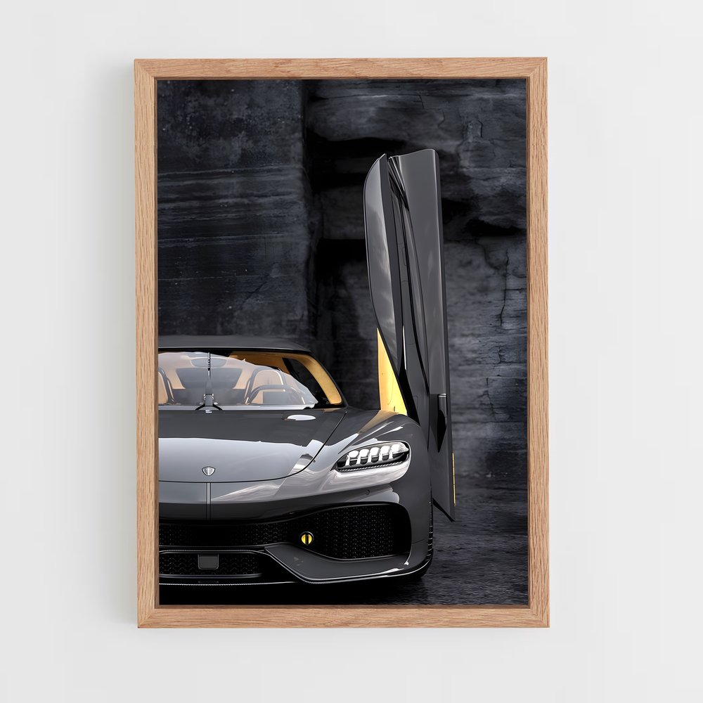 Poster Vitesse innovation – affiche Koenigsegg (vue 4)