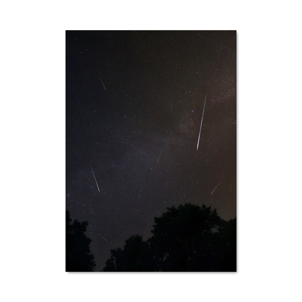 Poster Geminids éclatant – affiche Univers